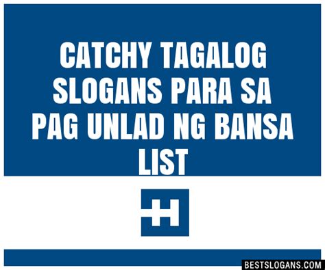 pag unlad slogan